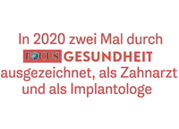 Dr. Mielke Zahnarztpraxis - Condenta® - Bad Vilbel | 2020 Auszeichnungen durch FOCUS Gesundheit